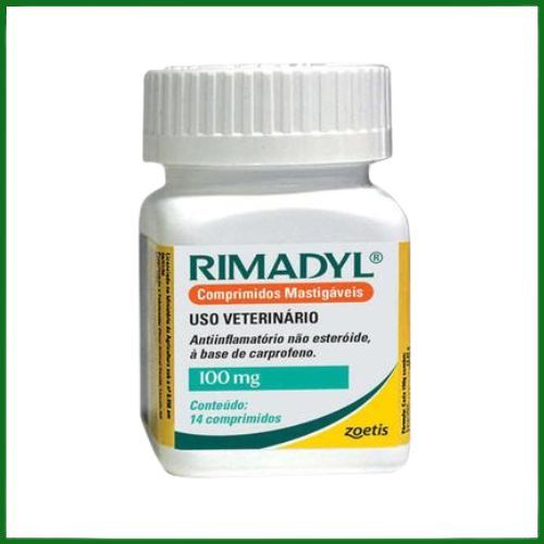 Anti-inflamatório Zoetis Rimadyl Mastigável 100mg para Cães