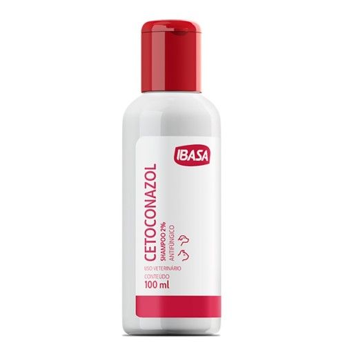 Shampoo Dermatológico Ibasa Cetoconazol 2% para Cães e Gatos