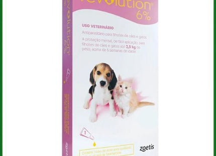 Antiparasitário Externo Revolution 6% para Cães e Gatos