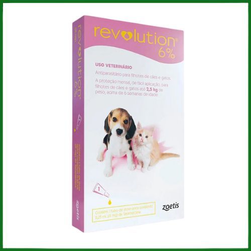 Antiparasitário Externo Revolution 6% para Cães e Gatos