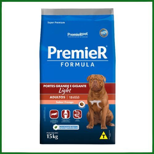 Ração Seca Premier Light para Cachorros Adultos de Raças Grandes