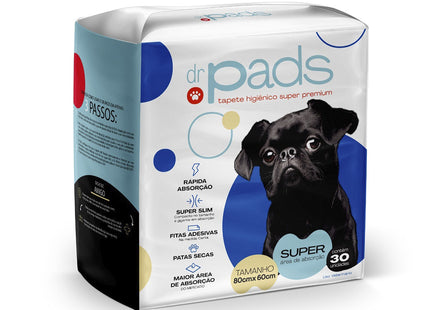 Tapete Higiênico Dr. Pads Slim Super Premium 60 cm x 60 cm