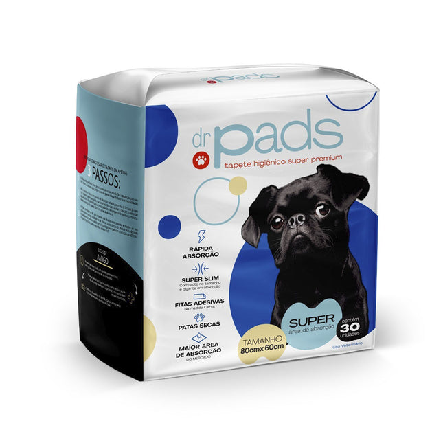 Tapete Higiênico Dr. Pads Slim Super Premium 60 cm x 60 cm