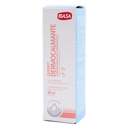 Solução Dermatológica Ibasa Ouvipet Dermocamante para Cães e Gatos