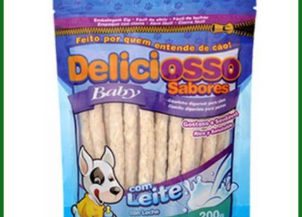Petisco Deliciosso Baby Leite para Cachorros de Porte Médio