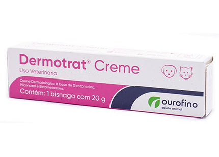 Creme Ourofino Dermotrat 20g para Cachorro e Gato