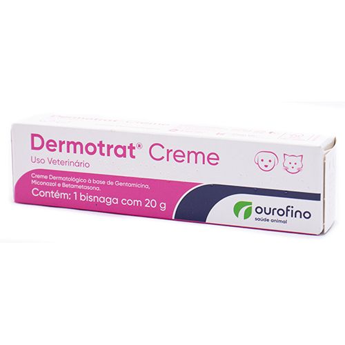 Creme Ourofino Dermotrat 20g para Cachorro e Gato