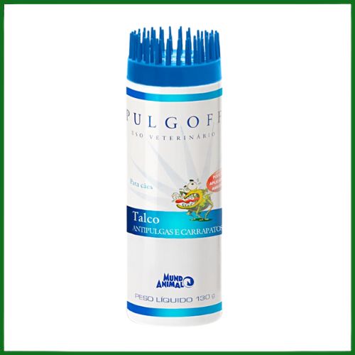 Antiparasitário Externo Pulgoff Talco 130g para Cães