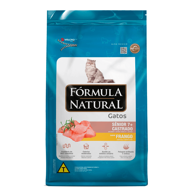 Fórmula Natural – Ração Seca Gatos Sênior Castrados