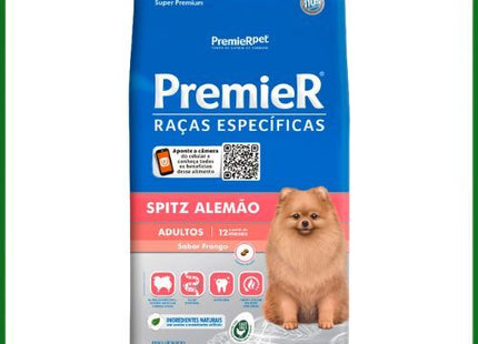 Ração Seca Premier para Cachorros Adultos de Raça Spitz Alemão
