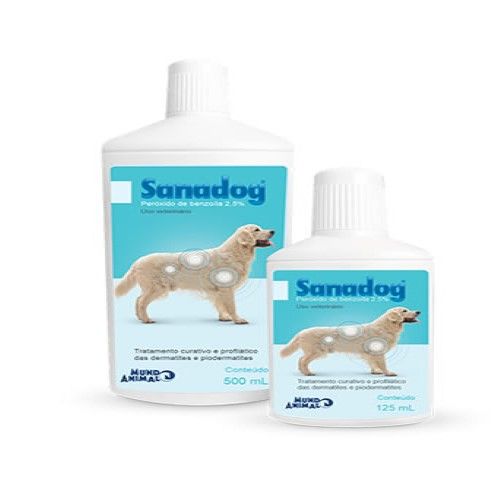 Solução Dermatológica Inove Sanadog 125ml para Cães