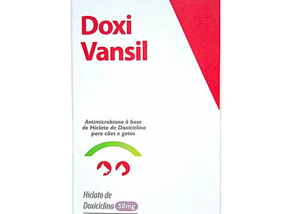 Doxi Vansil – Antibiótico Oral para Cães e Gatos (50 mg / 100 mg / 200 mg)