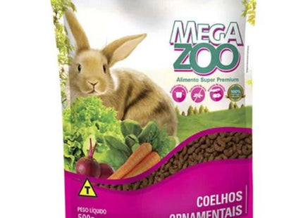 Ração Seca Mega Zoo para Coelhos Ornamentais