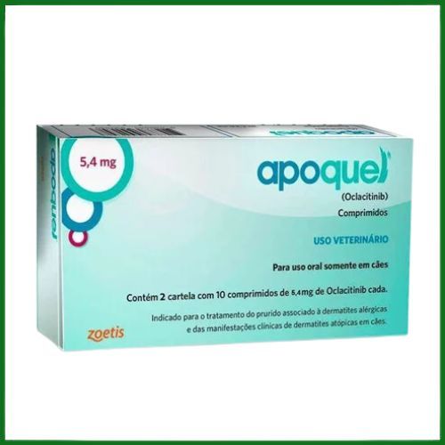 Antialérgico Zoetis Apoquel 5,4mg para Cães
