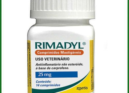 Anti-inflamatório Zoetis Rimadyl Mastigável 25mg para Cães