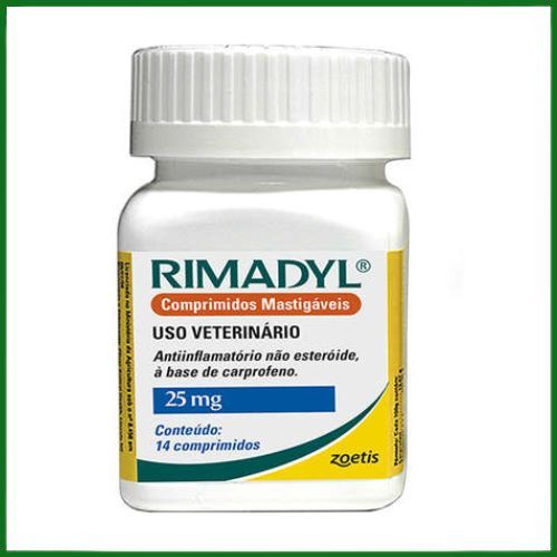Anti-inflamatório Zoetis Rimadyl Mastigável 25mg para Cães