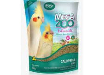 Ração Seca Mega Zoo Soft para Calopsitas