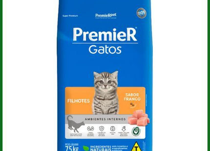 Ração Seca Premier para Gatos Filhotes de Ambiente Interno