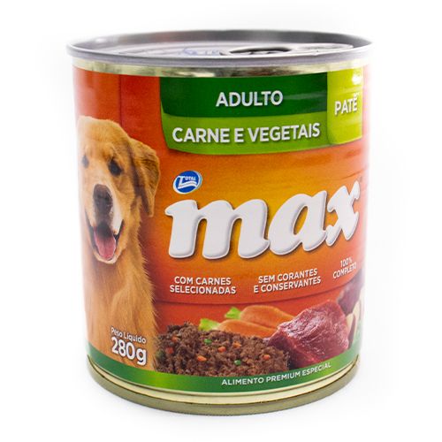 Ração Úmida Max Carne e Vegetais para Cachorros Adultos
