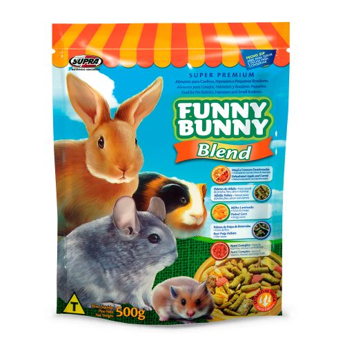 Ração Seca Funny Bunny Blend para Roedores