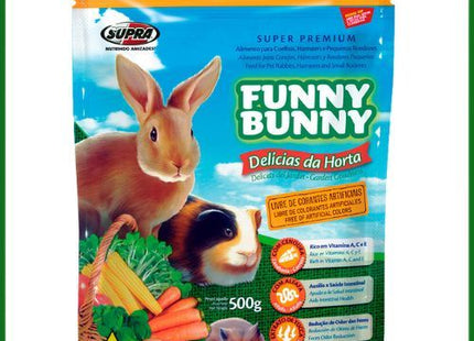 Ração Seca Funny Bunny Delícias da Horta para Roedores