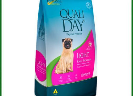 Ração Seca Qualiday Light e Aveia para Cachorros de Porte Pequeno