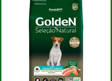 Ração Seca Golden Select Natural para Cachorros Adultos de Porte Pequeno