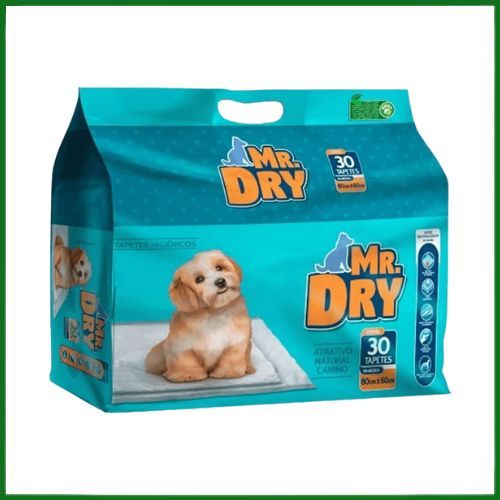 Tapete Higiênico Petiscão Mr Dry 80/60 para Cães