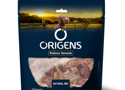 Origens PN Natural Mix 250 g – Petisco Natural para Cães