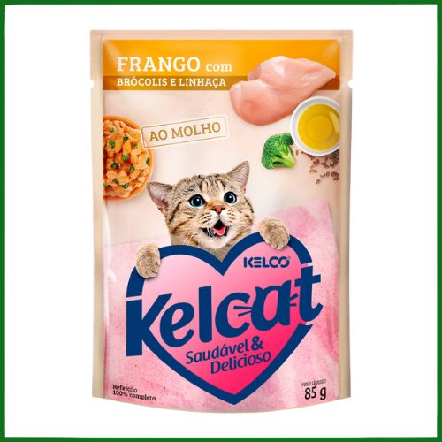 Ração Úmida Kelcat Frango para Gatos