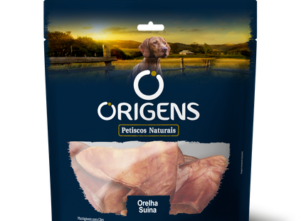 Origens PN Orelha Suína 40 g – Petisco Natural para Cães