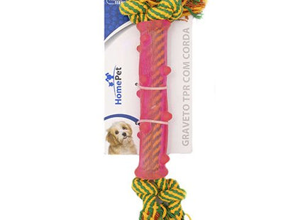 Mordedor Jolitex Graveto TPR com Corda para Cães
