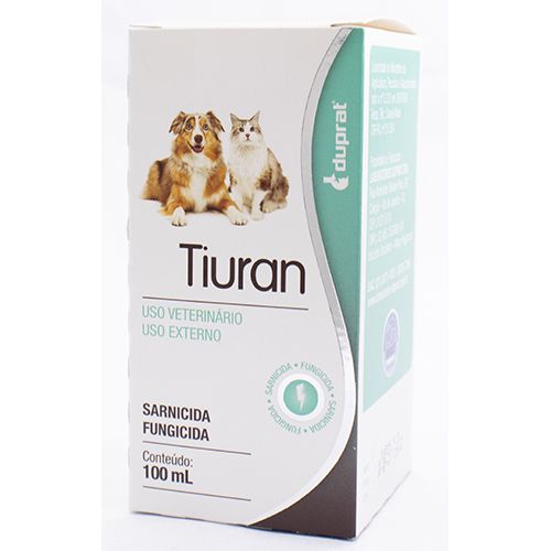 Solução Dermatológica Duprat Tiuran para Cães e Gatos