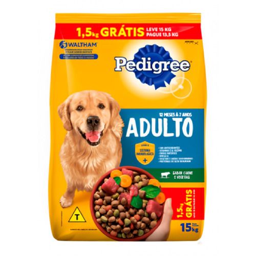 Ração Seca Pedigree para Cachorros Adultos
