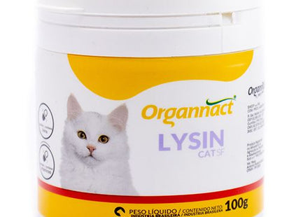 Suplemento Alimentar Organnact Lysin para Gatos