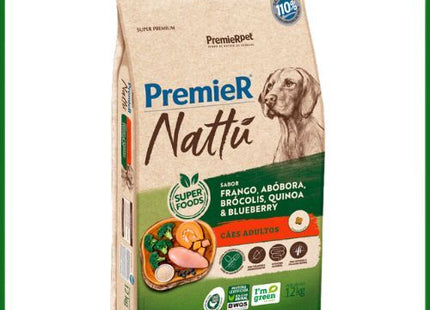 Ração Seca Premier Nattu Abóbora para Cachorros Adultos
