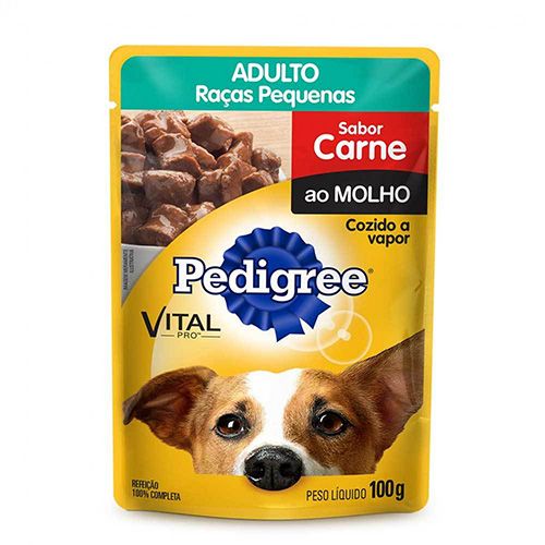 Ração Úmida Pedigree para Cachorros Adultos de Porte Pequeno