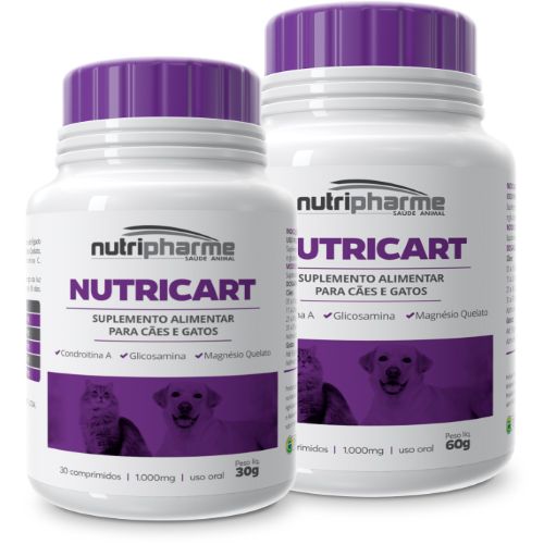 Suplemento Articular Nutricart 1000mg para Cães