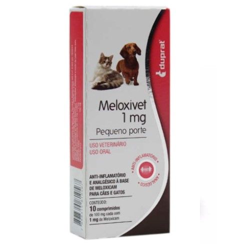 Anti-inflamatório Duprat Meloxivet 1mg para Cães