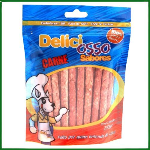 Petisco Agrovet Deliciosso Carne para Cachorros de Porte Médio