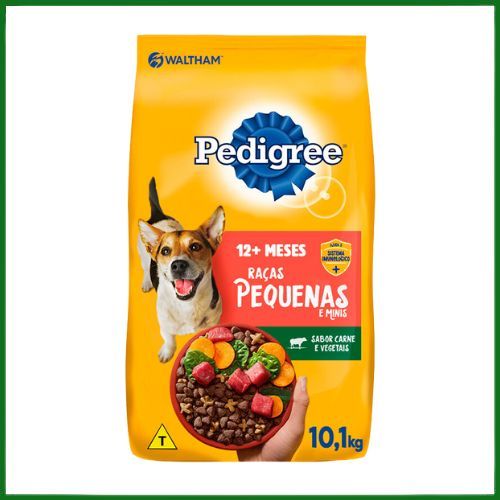 Ração Seca Pedigree para Cachorros Adultos de Porte Pequeno