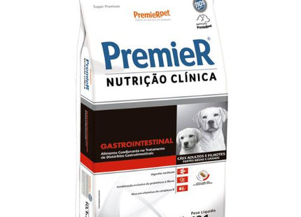 Ração Seca Medicamentosa Premier Nutrição Clínica Gastro para Cachorros de Porte Médio e Grande