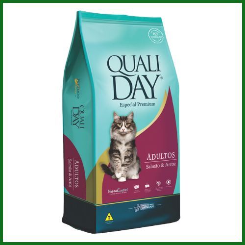 Ração Seca Qualiday Salmão para Gatos