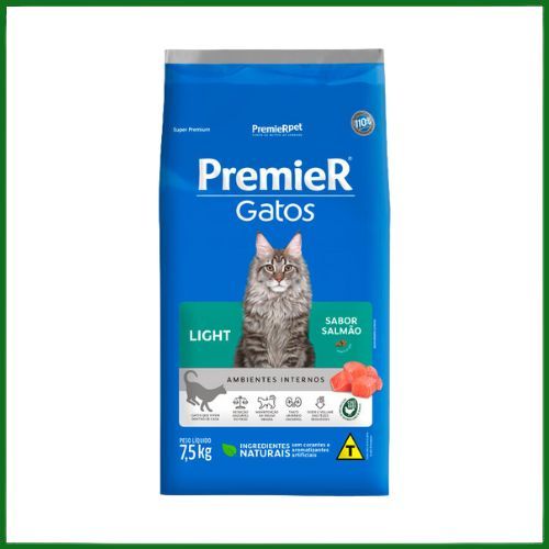 Ração Seca Premier Light para Gatos Adultos