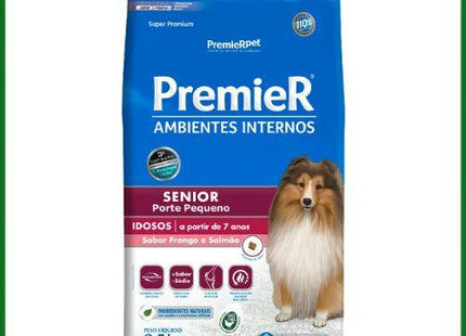 Ração Seca Premier Ambientes Internos para Cachorros Adultos e Sênior