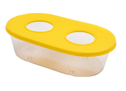 Comedouro Agrodog 2 Furos Médio para Pássaros e Aves