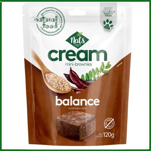 Petisco Nats Mini-Brownies Balance para Cachorros de Porte Pequeno