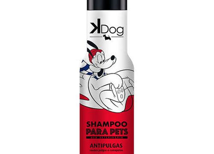 Shampoo Dermatológico K-Dog Antipulgas 250ml para Cachorros