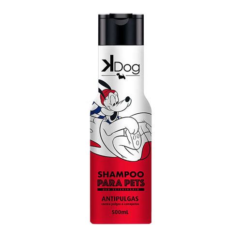 Shampoo Dermatológico K-Dog Antipulgas 250ml para Cachorros
