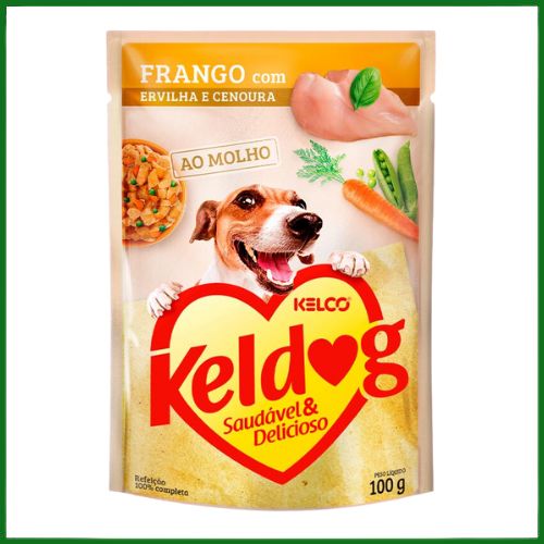 Ração Úmida Keldog Frango para Cachorros